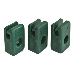 Strend Pro METALTEC 1, ghidaj, pentru cablu de tensiune, cu șurub, verde, pachet. 10pcs