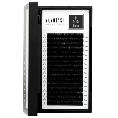 Gene artificiale pentru extensie Nanolash - 0.10 D 9 mm lungimi foto