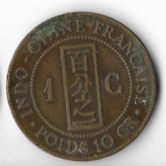 Moneda 1 cent 1888 - Indochina Franceza