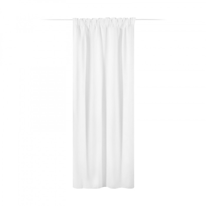 Draperie Lola cu rejansa Jemidi, 140 x 250 cm, Alb, Poliester, 55308.02