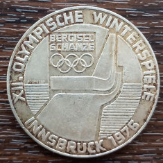 (A3) MONEDA DIN ARGINT AUSTRIA- 100 SCHILLING 1976, JOCURILE OLIMPICE INNSBRUCK