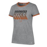 Philadelphia Flyers tricou de dama Letter Ringer grey - L, 47 Brand