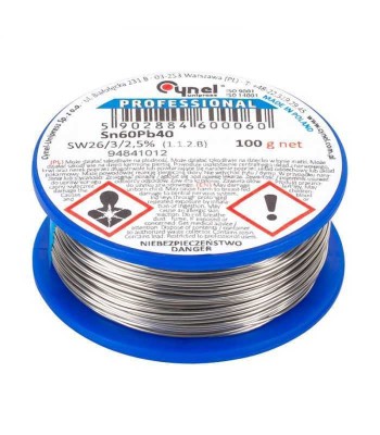 Fludor 0.9mm SN60 PB40 rola 100g CYNEL foto