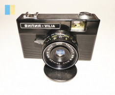 Vilia Type 4a (?????) - aparat foto Rangefinder in etui piele plus Blitz Norma foto