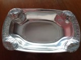 ORIVIT TAVĂ ART NOUVEAU PLACAT CU ARGINT, NUMĂR DE PRODUS 5169. DIN 1905, Fructiere
