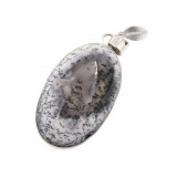 Pandantiv opal dendritic cu montura din argint 925 a2, Stonemania Bijou