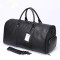 Geanta voiaj, fitness, BUSY LDY&amp;GTM&reg; Nomad, piele naturala, compartiment incaltaminte, unisex, capacitate mare, neagra