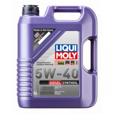 Ulei Liqui Moly 5W40 Diesel Synthoil la 5L foto