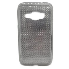 Husa Telefon Silicon Samsung J1 2016 j120 Clear Grey Diamond