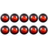 Cumpara ieftin Set 10 Becuri LED Rotunde pentru Vehicule - Luminile de Pozitie si Marker Lateral, Impermeabile, 12 V, 1.9 cm, Alb