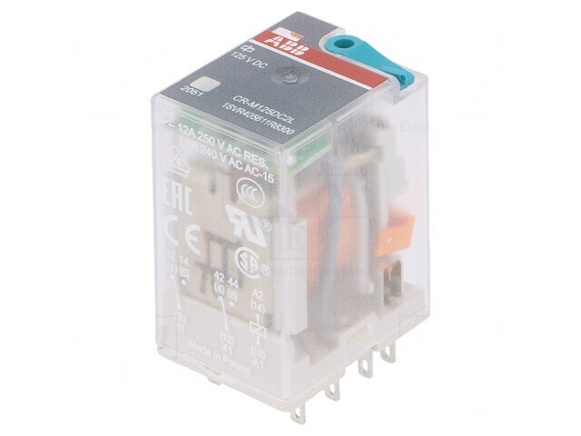 Releu Electromagnetic DPDT 125VDC 12A
