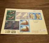 Plic filatelic URSS 1978 Faună arctică (pinguini, morse, păsări)- (Plic format mare), Dupa 1950
