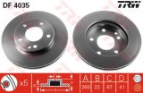 Disc frana MERCEDES A-CLASS (W168) (1997 - 2004) TRW DF4035