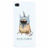 Husa silicon pentru Apple Iphone 4 / 4S, Pugicorn