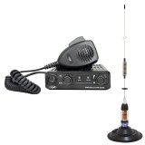 Kit Statie radio CB PNI Escort HP 2020 un singur canal 22 cu antena CB PNI ML70 cu magnet