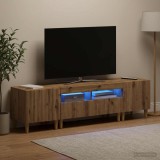 Cumpara ieftin Set de 3 piese pentru TV cu LED ARNHEM 3 buc. Stejar Artizanal