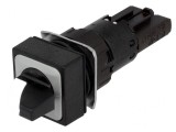 Comutator Rotativ 16mm Alb 1-2 Pozitii -25&divide;70&deg;C