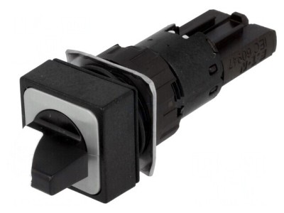 Comutator Rotativ 16mm Alb 1-2 Pozitii -25&amp;divide;70&amp;deg;C foto