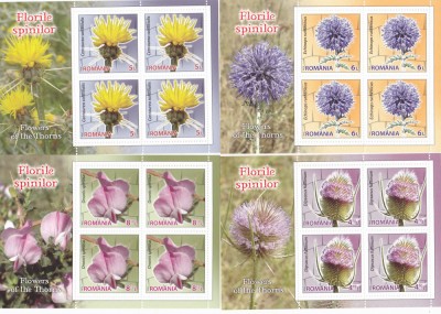 FLORILE SPINILOR ,MINICOLI Lp.2091a,2016,MNH, ROMANIA. foto