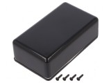 Carcasă universală ABS neagră IP55 70mm x 120mm x 40mm