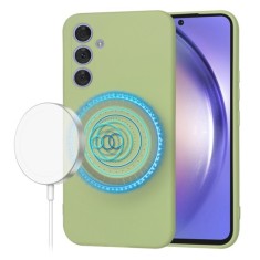 Husa pentru Samsung Galaxy A54 - Techsuit SoftFlex MagSafe - Matcha foto