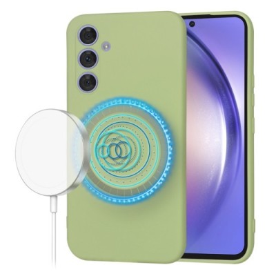 Husa pentru Samsung Galaxy A54 - Techsuit SoftFlex MagSafe - Matcha foto
