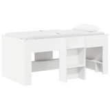 vidaXL Cadru de Pat &Icirc;nalț pentru Copii 2 pcs Alb 163 x 101,1 x 68,5 cm 3422571