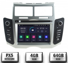 NAVIGATIE Toyota Yaris (2005-2011), ANDROID 10, Octacore PX5 4GB RAM + 64GB ROM cu DVD, 7 Inch - AD-BGWYARIS2P5 foto