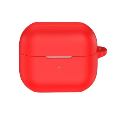 Husa protectie casti wireless, THD, compatibila Samsung Galaxy Buds3 Pro, Samsung Galaxy Buds3, rosie foto