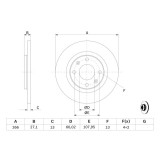 Disc frana BOSCH 0986479B51