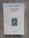 Nicolae Balota - UNIVERSUL PROZEI { 1976 }