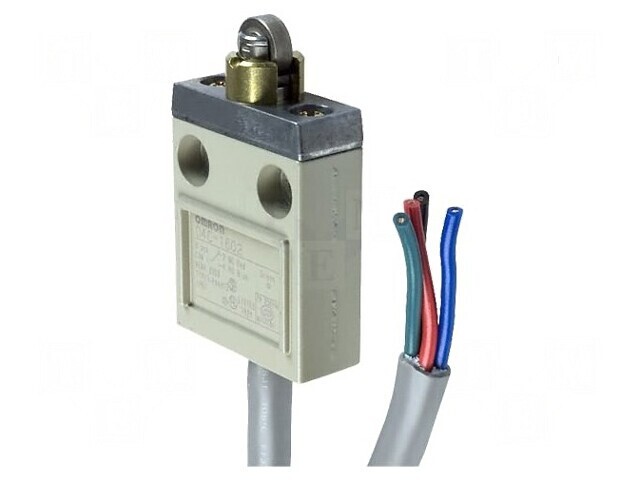 Limitator cursă rolă metalică longitudinală &Oslash;12mm NO NC D4C-1202