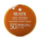 Cumpara ieftin Fond de ten compact SUN SYSTEM, SPF50+, BEIGE, 10g, RILASTIL