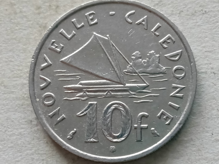 NOUA CALEDONIE-10 FRANCS 1970