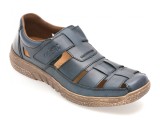 Pantofi RIEKER bleumarin, 3578, din piele naturala