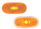 Lampa semnalizare Mercedes Sprinter 209-524, 07.2006-10.2013; Sprinter 210-519, 10.2013-, fata, Stanga = Dreapta, W3W; orange; fara suport becuri; om, TYC