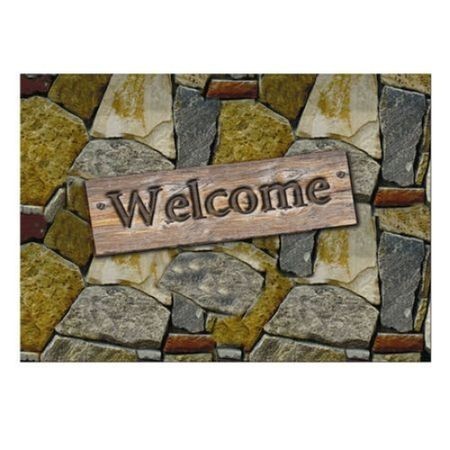 Covoras usa, 45 x 60 cm, model cu imprimeu Welcome, stil vintage Covoras usa, 45 x 60 cm, model cu imprimeu Welcome, stil vintage