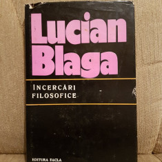 INCERCARI FILOSOFICE-LUCIAN BLAGA