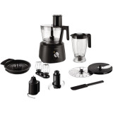 Robot de bucatarie Avance Collection HR7776/90, 1300 W, bol 2.4 l, blender 1.5 l, 12 viteze + Pulse, negru, Philips