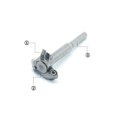 Mini bit sculptura Triunghiular 16mm biax coada 3,2mm DCT