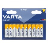 Baterii Alcaline Varta, AA, Set 10 Bucăți, Made in Germany, Oem