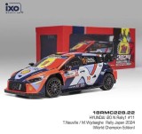Modele auto și moto model 1/18 IXO Hyundai I20 N WRC Rally Japan 2024 World Champion T. Neuville - 1:18 (lungime 25cm)