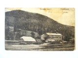 Rara! Carte postala Vijnicioara/Bucovina de Nord-Internatul liceului,circulata 1931 cu stampila rara de Vijnita