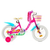 Bicicleta Copii DHS Summer - 14 Inch, Roz Ultimate FactoryBikes