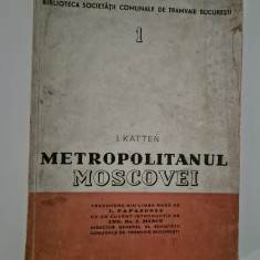 Carte veche 1948 Arhitectura constructii I Katten Metropolitanul Moscovei