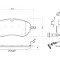 BREMBO P 85 194 PRIME LINE set placute frana,frana disc