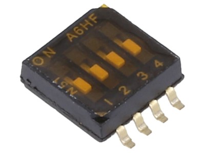 Comutator DIP-Switch 2 poziții SMD foto