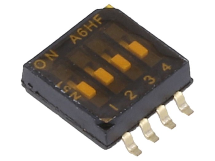 Comutator DIP-Switch 2 poziții SMD