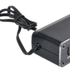 Priza auto multipla Automax cu 3 iesiri 12/24V 5A si 1 pt. USB 5V 500mA, cu cablu de 65cm AutoDrive ProParts