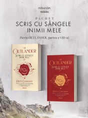 Pachet Scris cu s&amp;acirc;ngele inimii mele 2 vol. (Seria OUTLANDER, partea a VIII-a) foto